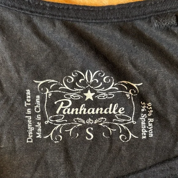 Aztec Pattern Black Tank Top - Picture 3 of 3